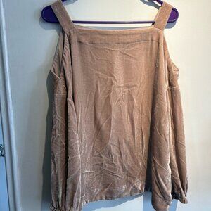 Tibi - Velvet Beige Top